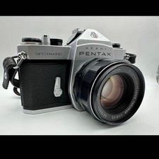 Pentax SPOTMATIC SP TAKUMAR 55mm f/1.8 Film Camera M42 Silver/Black JP