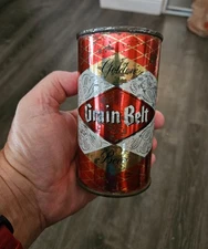 Shiny Grain Belt Flat Top Beer Can - Minneapolis Brewing, Minneapolis, MN