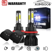 For Chrysler LHS 1994-1997 2x LED Headlight 9007 White Light Bulbs Kit 120000LM