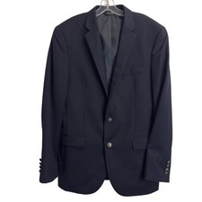 Jos. A. Bank Classic Collection Navy Blue 100 Wool Slim Fit Blazer 42 Long