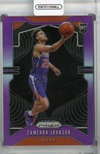 2019-20 Panini Prizm Phoenix Suns Cameron Johnson Base Purple 257 29/75