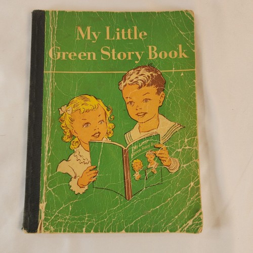 My Little Green Story Book Ginn Basic Readers 1948 Classroom Reader Textbook