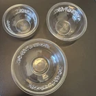 Vintage PYREX Colonial Mist Nesting Bowls #322 #323 #325 Set Of 3 Farmhouse