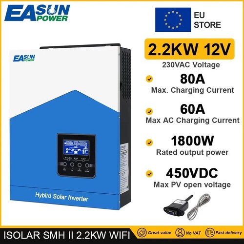 EASUN HYBRID WIFI WECHSELRICHTER MPPT PHOTOVOLTAIK Hybrid Off Grid Solar Wechselrichter - Bild 3 von 18