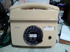 Wandtelefon Siemens mit Wählscheibe in Beige Top Kult