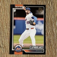 NEW! 2026 Topps Series One No. 276 Clay Holmes Black 30/75 - New York Mets