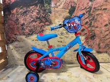 Huffy Kids 12" Blue Spiderman Childrens Bike