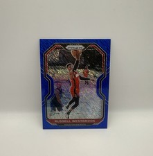 2020-21 Prizm Base Blue Shimmer #248 Russell Westbrook /35
