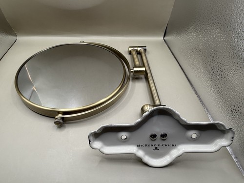 MacKenzie-Childs Courtly Check Articulated Bath Make-up Shaving Mirror - Picture 5 of 5