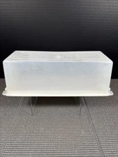 Vintage Tupperware Velveeta Block Cheese Keeper Butter Container 519-2 W/ 518-1