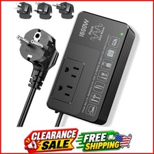 1600W 220V to 110V Converter, Power Any 110  120V U.S. Appliance in 220  250V