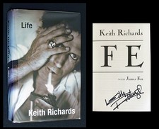 KEITH RICHARDS SIGNED Autobiography 1st/3rd - LIFE - Rolling Stones!