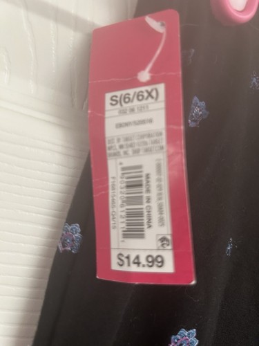 Xhilaration Size S (6 - 6X) Black Activewear Pants - Picture 4 of 4