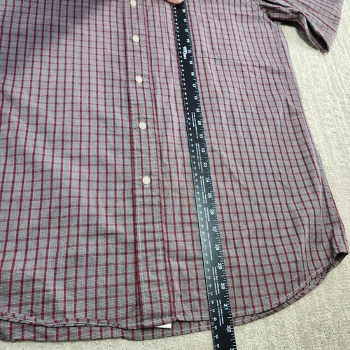 Lucchsese Shirt Men Medium Button Down Plaid Win Red Western 1883 Cowboy Rodeo - Picture 6 of 10