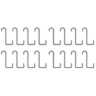  2 Pack Aufhänger Blumentopf Blumenampel Haken Blumenpothalter Hängenhalterung