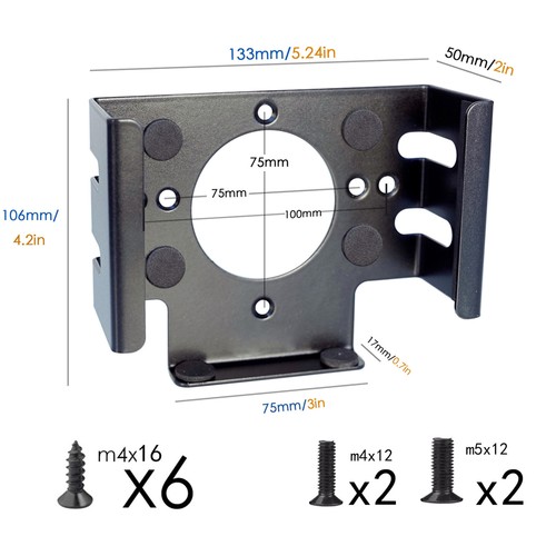 Under Desk Stand Holder for VESA Display Bracket for Mac mini M4 / M4 Pro 2024 - Picture 7 of 7