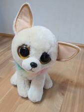 Ty Beanie Boo Chewey Chihuahua Plush 9 Rainbow Collar 2021 VelveTy Dog Puppy
