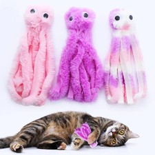 Cute Octopus Plush Cat Toy Bite Resistant Interactive Play Pet Supplies