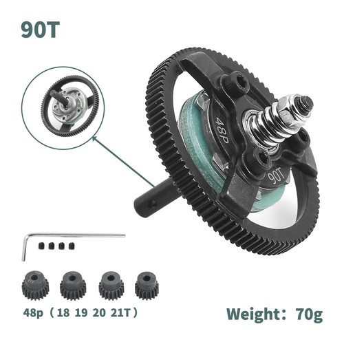 Traxxas Slash 2WD 1/10 Scale Transmission Gear Set 48P - 72T 76T 83T 86T 90T - Picture 10 of 10