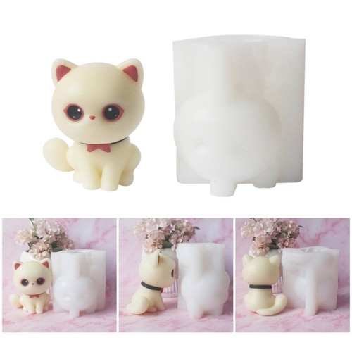 Flexible Cats Squeeze Toy Silicone Molds for Holiday Baking and Gift - Picture 2 of 8