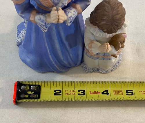 Lenox 1990 "Bedtime Prayers" Porcelain Mother & Daughter Figurine w/ Orig. Box - Picture 7 of 12