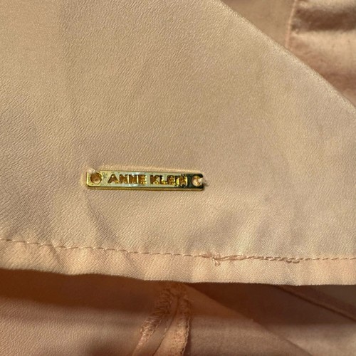 Ann Klein Damen Top Größe L Rosa Regular Fit U-Ausschnitt Glockenärmel - Bild 4 von 8