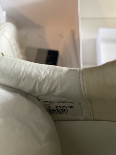 kurt geiger Unisex trainers size 8 White - Picture 11 of 12