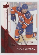 2016-17 Upper Deck Overtime Red Foil 7/99 Oscar Klefbom #19 0nr3