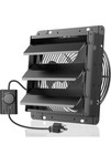 HG Power Upgraded 10 Inch Shutter Exhaust Fan with Speed Controller, 647CFM High
