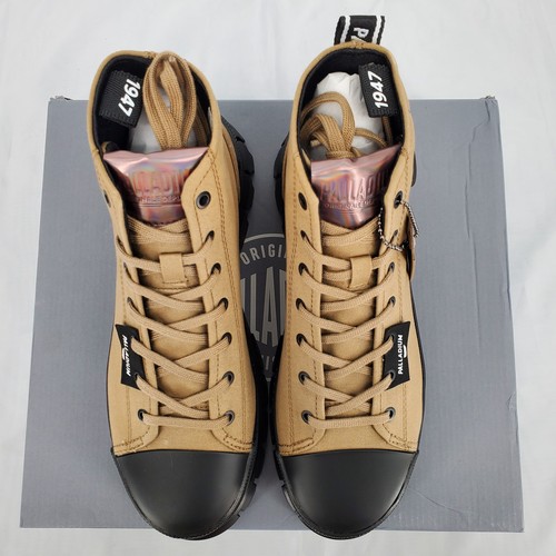 Palladium Womens 6 Revolt HI TX Platform Boots Olive 97242-307-M New - Picture 6 of 10