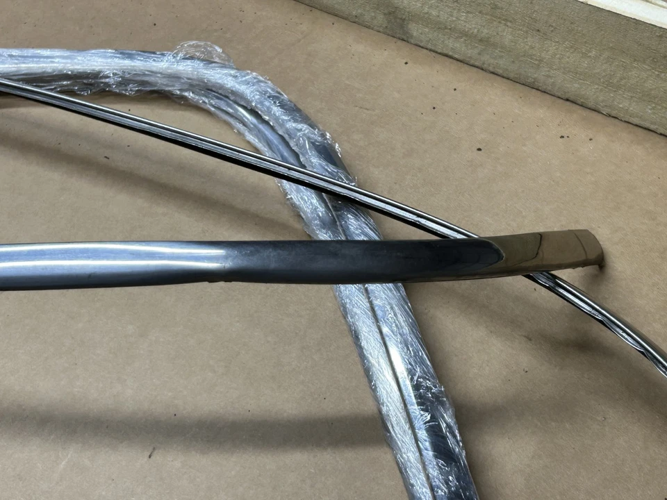 72-80 Dodge ram D-100 W100 truck - DRIP RAIL TRIM top cab roof - all 4 piece - Image 3 of 4