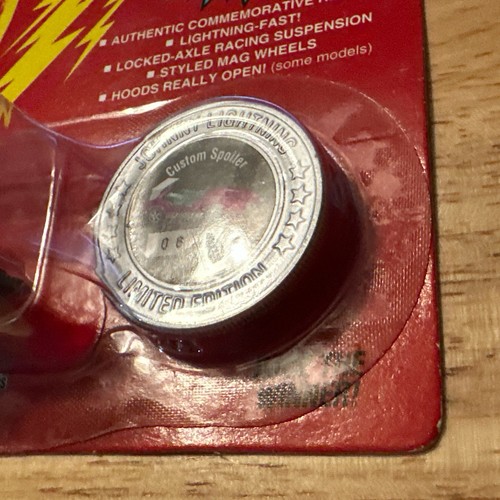 Vintage JOHNNY LIGHTNING Custom Spoiler 1995 Commemorative LIMITED EDITION NIP - Picture 10 of 11