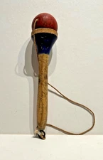 WOODEN CUP AND BALL GAME - VINTAGE - HAND MADE