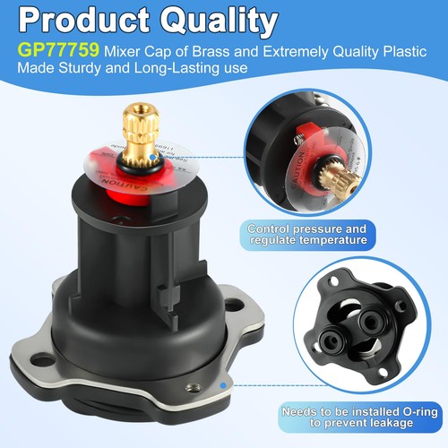 GP77759 Mischkappe, kompatibel mit Kohler K-GP77759, Duschventil Kartusche R... - Bild 6 von 7