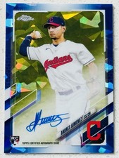 2021 Topps Chrome Sapphire Edition Rookie Auto Andres Gimenez #RA-AG Auto RC
