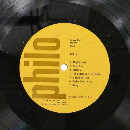 KENNY HALL S/T PHILO 1008 US VINYL LP - Picture 2 of 2