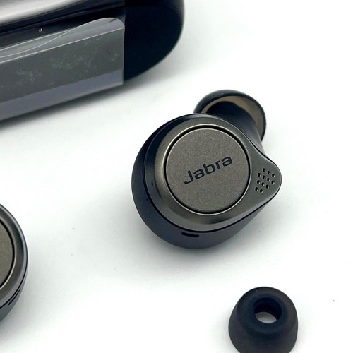 Genuine Jabra Elite 75T Earbud L/R + Charging Case – New Battery & Eartips - Picture 8 of 21