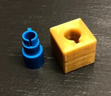 Press-Fit Alignment Block for Dillon Primer Tube Tips – For XL750 & 550 Series