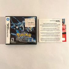 Nintendo Ds Case & Inserts ONLY - Pokemon Black Version 2
