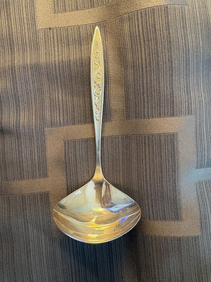 Vintage 1847 Rogers Bros. Esperanto Silverplate Gravy Ladle-Very Good Condition