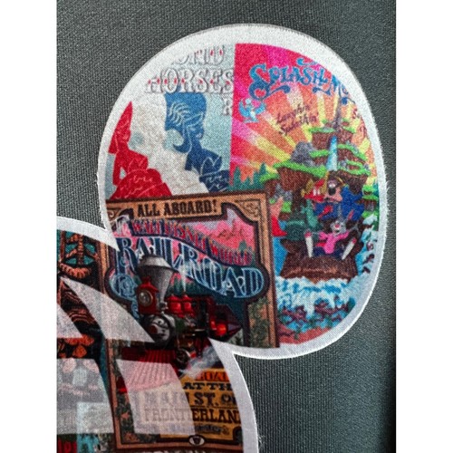 Walt Disney World 40th Anniversary Full Zip graue Jacke mit roten Details Gr. S - Bild 6 von 12