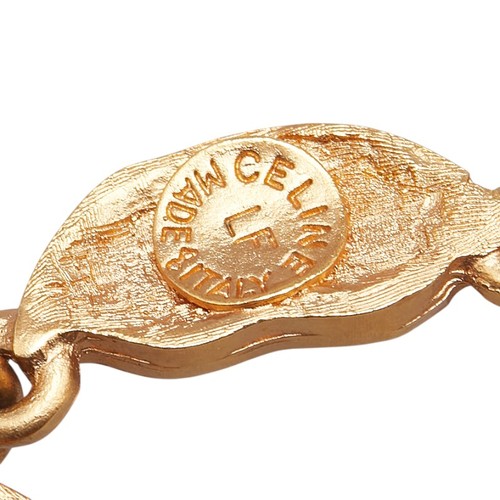 Pulsera cadena motivo hoja CELINE Mujer 【Usada】 - Imagen 5 de 7
