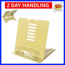 Metal Book Stand Adjustable Book Holder for Reading
