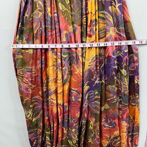 Vintage Together! Vestido Mujer Talla 8 Multicolor Maxi Floral Corte Espalda Playa - Imagen 11 de 13