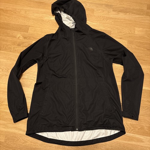 The North Face Jacke Damen XL schwarz Dryvent Windbreaker packbar Wanderloch*