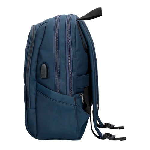 Ancor Sac à dos pour ordinateur portable 133" Bleu 25 x 37 x 12 cm Polyester ... - Photo 4/7