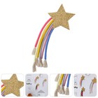 Nordic Style Star Rainbow Tapestry Tassels Woven Pendant Girls Room Decorations