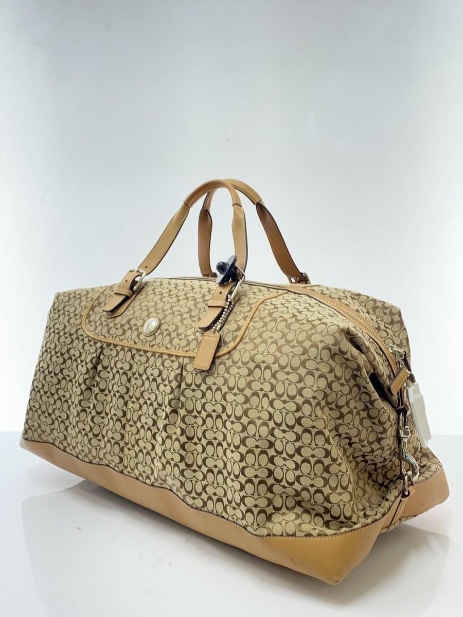 美品✨ COACH 4253 Signature 2way Boston Bag Coach Boston Bag Signature 2WAY Cabin Beige Monogram F77115