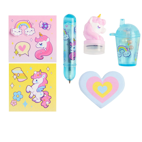 Real Littles Cute Cups DREAMICORN Unicorn Pen Charm Stamp Stickers ***READ*** - Picture 4 of 4