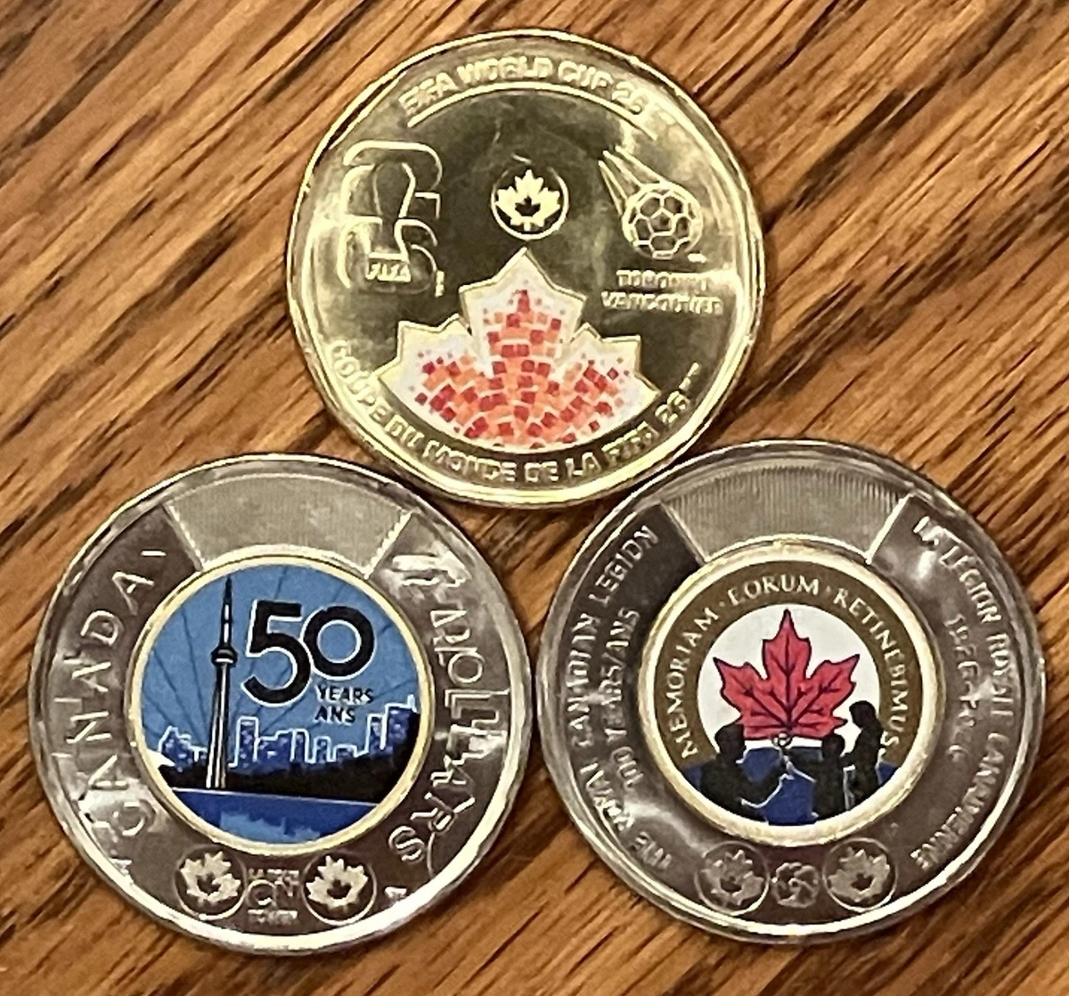 25+ Uncirculated Uncertified Canadian Two Dollar Coins (Toonies